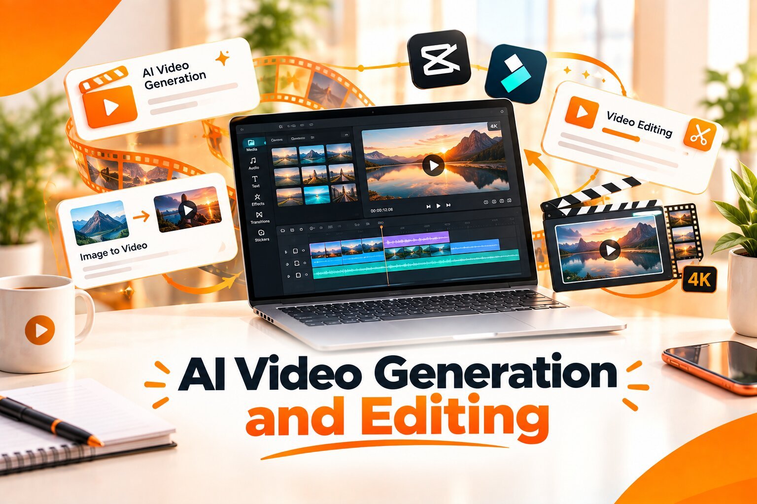 AI Video Generation & Editing realistic visual